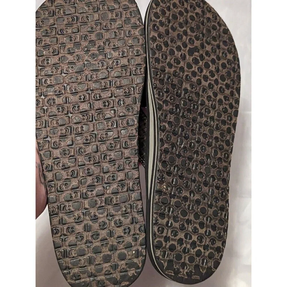 Sonuk Black Yoga Mat Flip Flop Sandals Mens 11